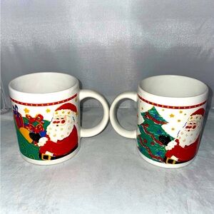 Riviera/Van Beers by Signature Housewares Incorporated set of 2 Christmas mugs
